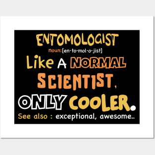 Awesome entomologist Definition, Funny entomology Science Gift, entomology lover Posters and Art